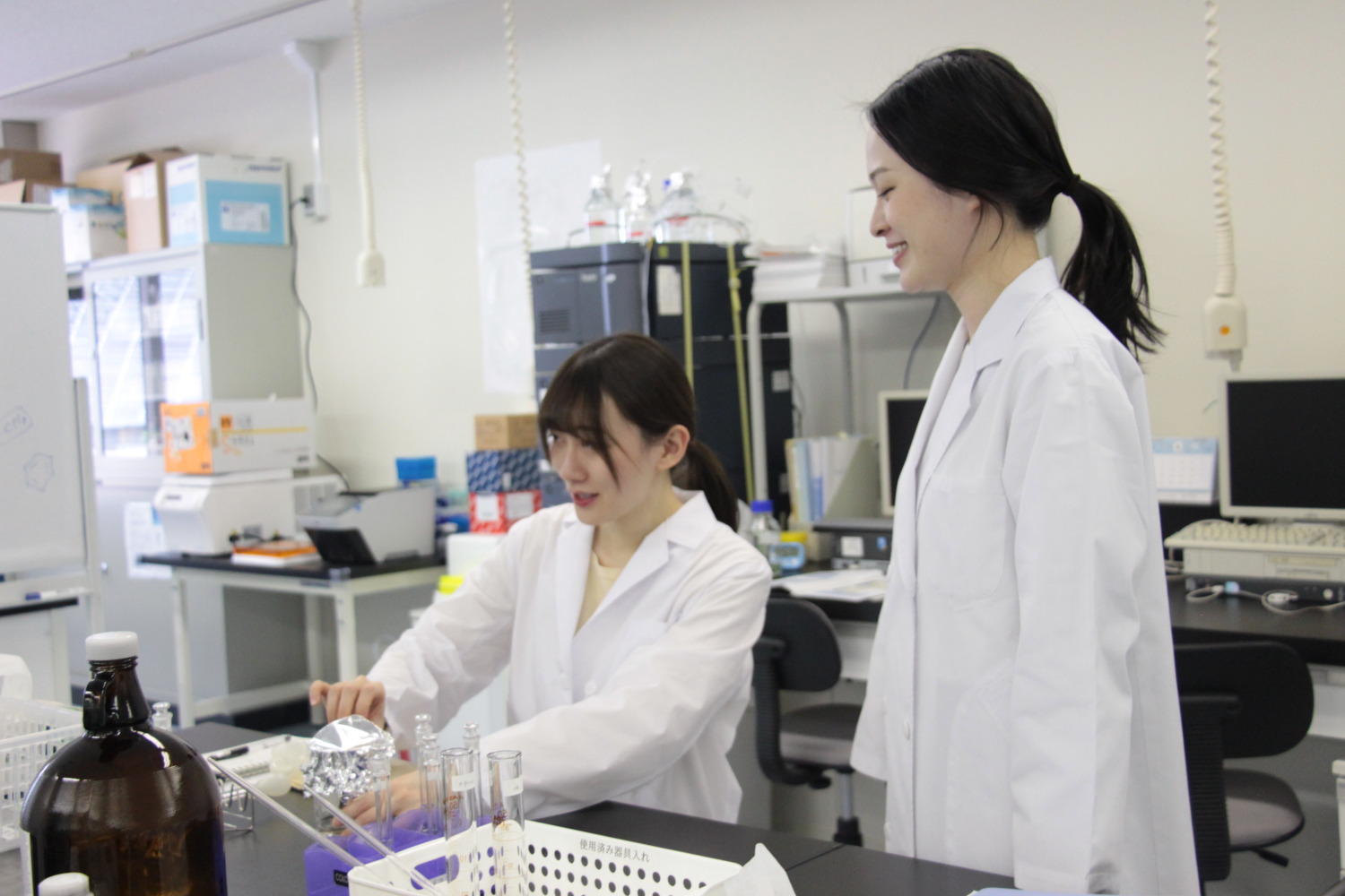 蛋白精製実験のお仕事