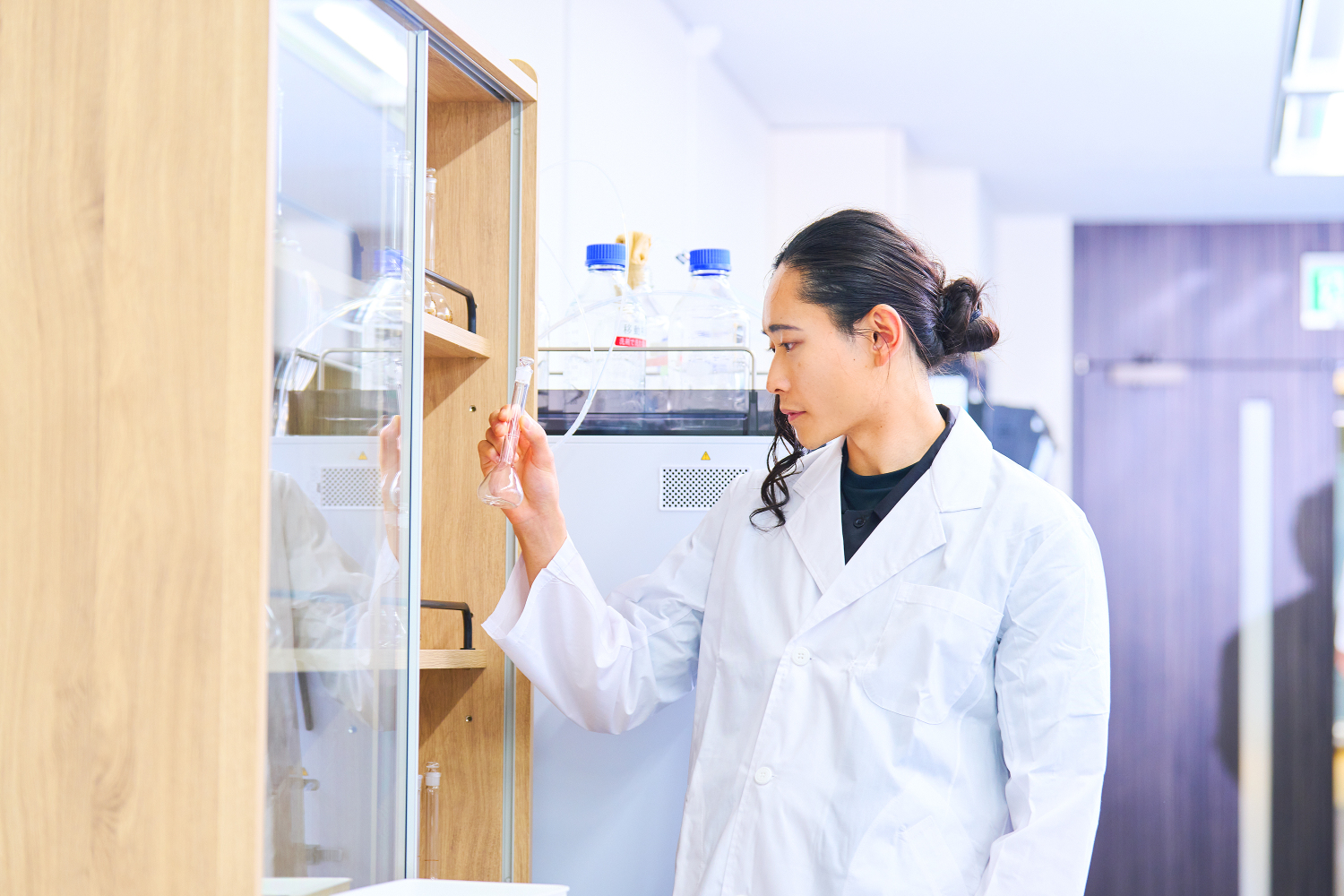【精華町】大手飲料メーカーでの微生物実験と遺伝子解析